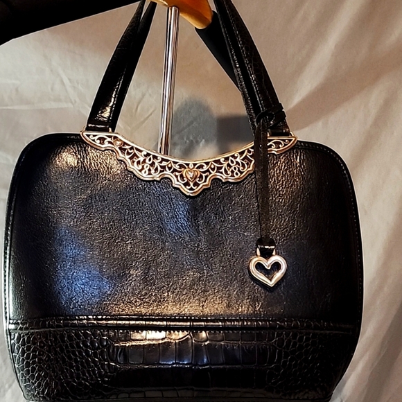 Vintage Brighton Black Tote - Picture 1 of 8